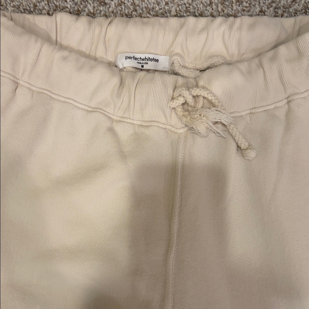 Perfectwhitetee Beige Lounge Pants